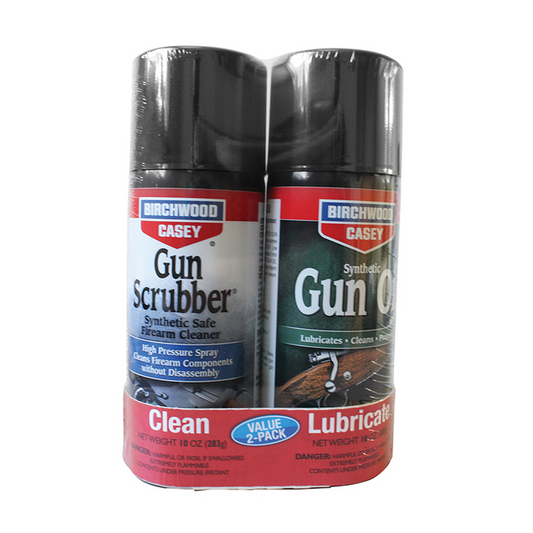 Gun Scrubber & Synthetic Gun Oil Aerosol Combo Pack