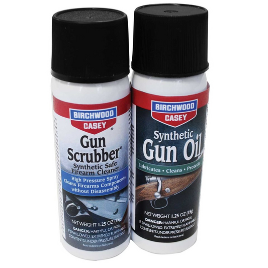 Gun Scrubber & Synthetic Gun Oil Aerosol Combo Pack, 1.25 fl. oz. Each