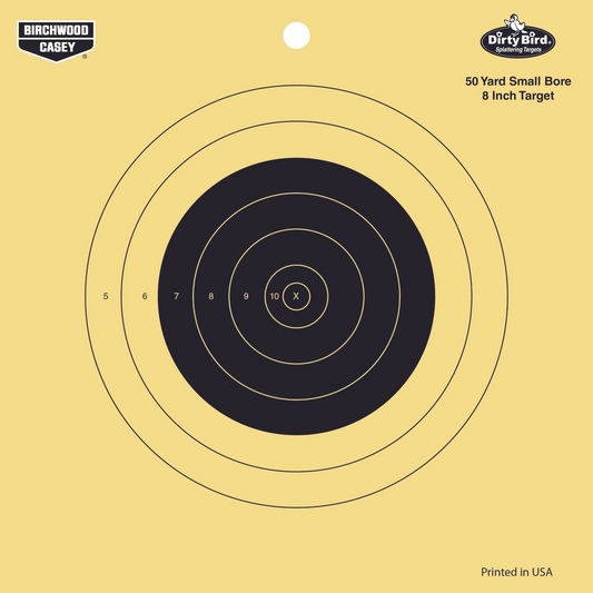 Dirty Bird 8 Inch 50 Yard Small Bore Reactive Target - 25 Targets