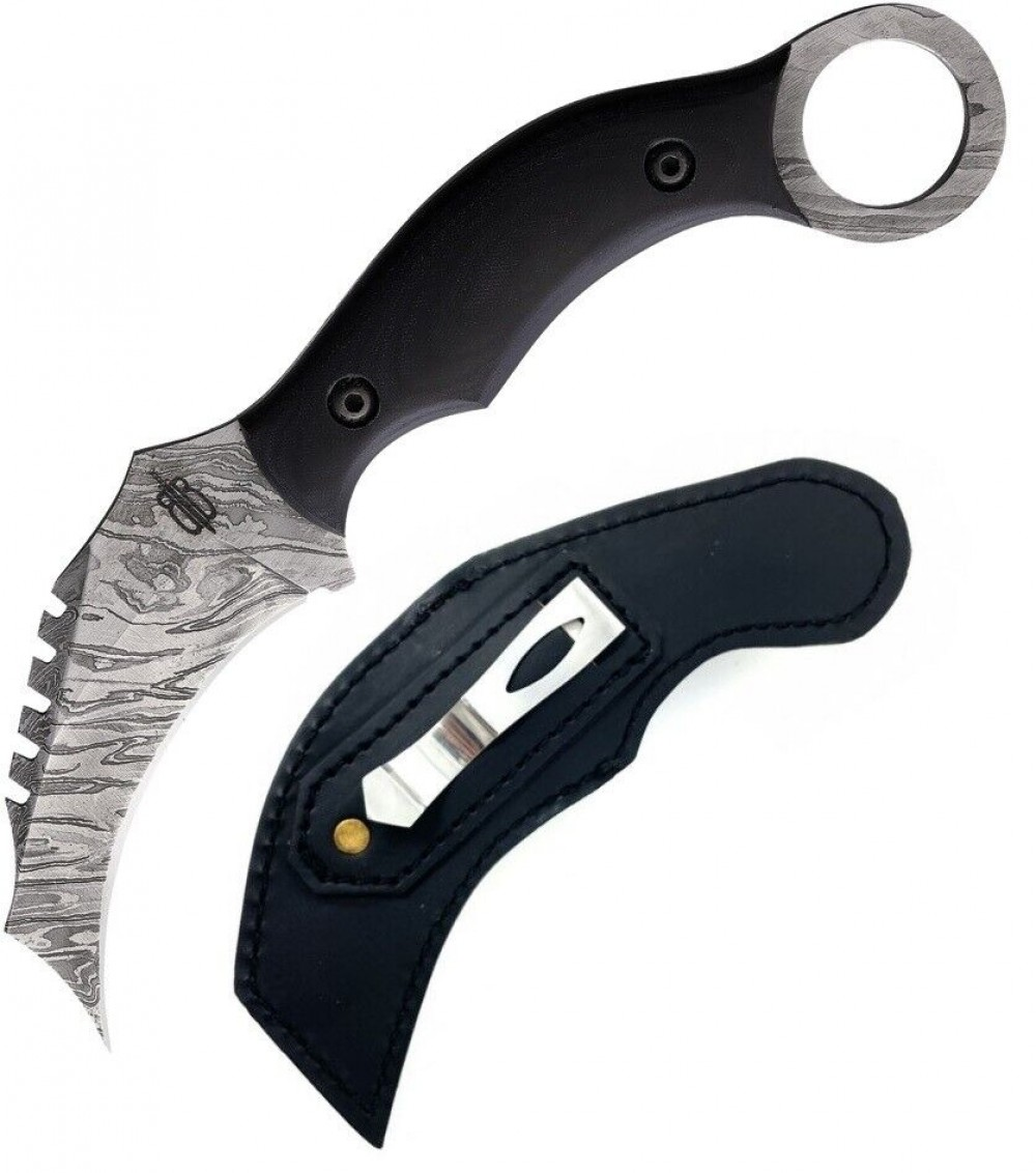 Damascus Venom Karambit