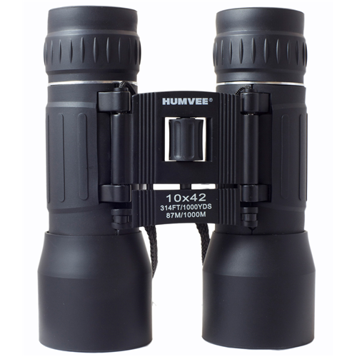 Humvee Compact Rubber Binocular - 10 x 42