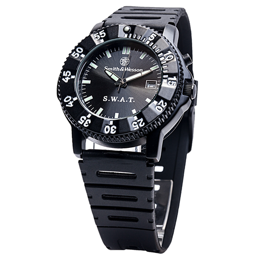 Smith & Wesson SWAT Watch w/ Rubber Wristband